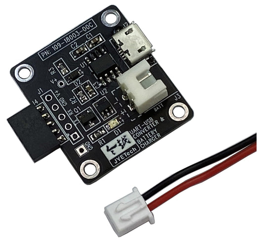 Uart-USB Converter (CH340) with battery charger and switch